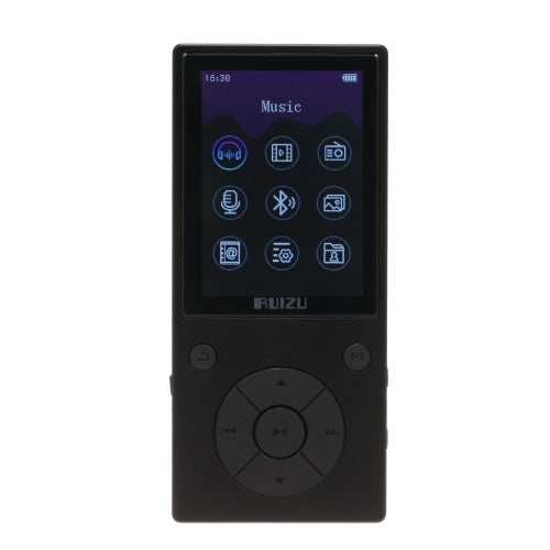 RUIZU D11 8GB MP3 MP4 Player بلوتوث مشغل موسيقى راديو FM مسجل صوت TF فتحة بطاقة 3.5 ملم سماعة ميكروفون مدمج مكبر صوت يدعم ساعة توقيت تقويم منبه عداد الخطى