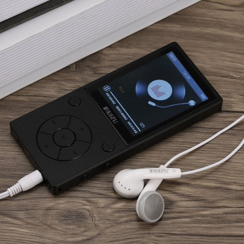 RUIZU D11 8GB MP3 MP4 Player بلوتوث مشغل موسيقى راديو FM مسجل صوت TF فتحة بطاقة 3.5 ملم سماعة ميكروفون مدمج مكبر صوت يدعم ساعة توقيت تقويم منبه عداد الخطى