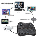 2.4GHz Mini Wireless Keyboard Touch Pad Mouse Combo RGB QWERTY Backlit Keyboard with Rechargeable Battery for Android TV Box Projector PC Laptop Wireless Smart Remote Controller