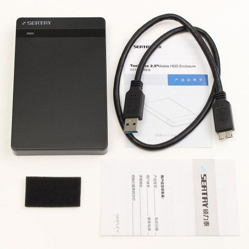 محركات الأقراص الصلبة الخارجية SATA USB 3.0 سعة 1 تيرابايت مقاس 2.5 بوصة، صندوق القرص الصلب المحمول لسطح المكتب