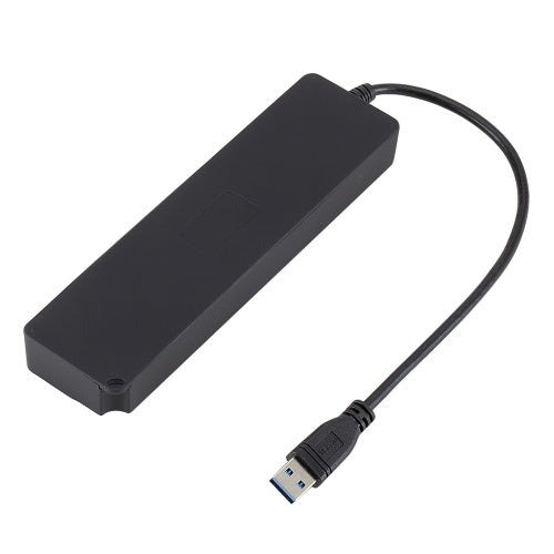 موزع USB 3.0 HUB 7 منافذ مع مفاتيح تشغيل/إيقاف عالية السرعة 5 جيجابت في الثانية وموسع منافذ USB متعددة للكمبيوتر الشخصي