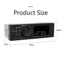 SWM M2 Bluetooth Car Stereo Car Audio FM Radio 60W Output MP3 Player Support USB TF Card Slot 3.5mm AUX Hands-free Call with Mic Wireless Remote Control