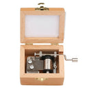 Wooden Hand Crank Music Box Hand-operated Music Case Creative Children Toy Festival Presents Birthday Gifts for Girls