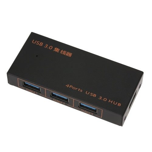 USB C Hub Type-C Converter with 4 USB3.0 Portable Compatible with Mac & Other Type-C Laptops Plug and Play Hub