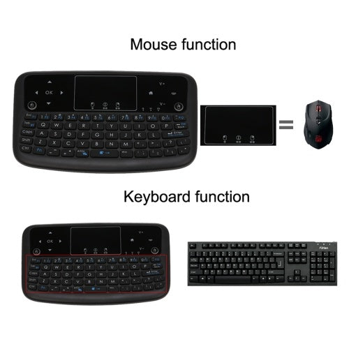 A36 لوحة مفاتيح لاسلكية صغيرة 2.4 جيجا هرتز Air Mouse Touchpad Keyboard for Android TV BOX Smart TV PC Notebook