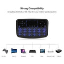 A36 Mini Wireless Keyboard 2.4GHz 4 Color Backlit Air Mouse Touchpad Keyboard For Android TV Box Smart TV PC Rechargeable