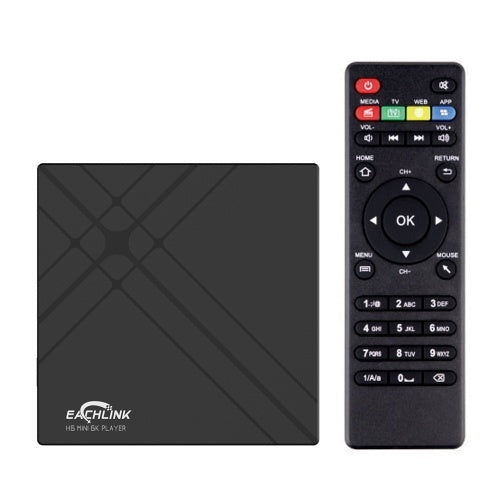 EACHLINK H6 Mini Android 9.0 Smart TV Box 6K HDR H.265 4GB / 32GB مشغل الوسائط