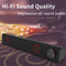 Smalody Soundbar Computer Speaker 3.5mm Wired Sound Bar USB Powered Speakers for Mobile Phone Laptop Computer