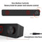 Smalody Soundbar Computer Speaker 3.5mm Wired Sound Bar USB Powered Speakers for Mobile Phone Laptop Computer