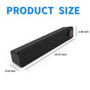 Smalody Soundbar Computer Speaker 3.5mm Wired Sound Bar USB Powered Speakers for Mobile Phone Laptop Computer