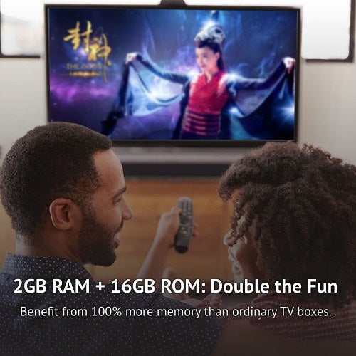 A968 TV Box Android 9.0 4K Smart TV Box Media Player 2GB/16GB S905W رباعي النواة ذكي فك التشفير WIFI مع جهاز التحكم عن بعد TF فتحة للبطاقات