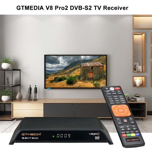 GTMEDIA V8 Pro2 DVB-S2 مستقبل التلفاز HD 1080P مجموعة الصندوق العلوي