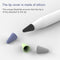 8PCS Silicone Replacement Tip Case Nib Protective Cover Skin Compatable with Apple Pencil 1st 2nd Touchscreen Stylus Pen Case 8 Colors Optional