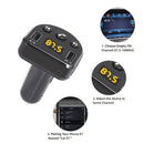 Car Charger Dual USB with FM Transmitter Bluetooth Hands-free FM Modulator Car Phone Charger