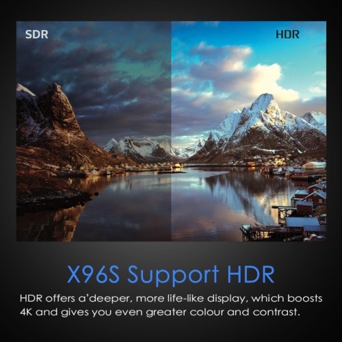 X96S TV Box S905Y2 رباعي النواة 64 بت شرائح Cortex A53 DDR3 Android 9.0 TV Set Top Box 4K HDR WiFi مشغل الوسائط دعم BT