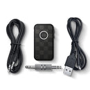 BT09B Bluetooth Receiver Adapter Audio Player Hands-Free Car Kit Portable Music Player BT5.0 3.5mm AUX