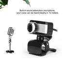 USB 2.0 480P Web Camera Laptop Webcam Clip-On Web Cameras Webcams With Microphone For Computer PC Desktop