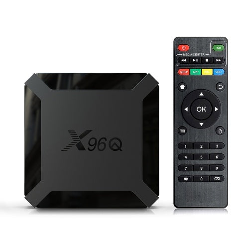 X96Q TV Box Android 10.0 Allwinner H313 رباعي النواة ARM Cortex A53 TV Set Top Box يدعم 4K مشغل الوسائط ثلاثي الأبعاد