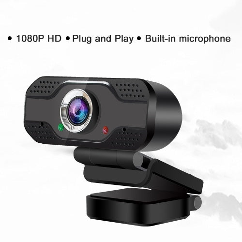 1080p Full HD Webcam USB Web Camera  Clip-On Webcams with Microphone for Computer PC Laptops Video Conference