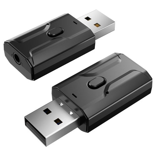 بلوتوث 5.0 استقبال الصوت الارسال AUX USB 3.5 مللي متر جاك ميكروفون يدوي دعوة للتلفزيون سيارة الكمبيوتر الموسيقى ستيريو محول لاسلكي