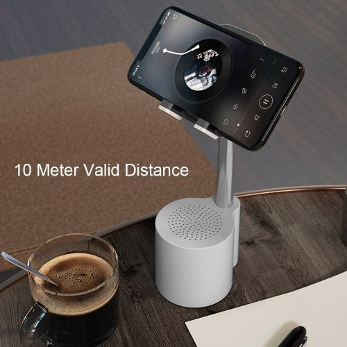 Bluetooth 5.0 Speakers Wireless with Phone Stand Holder 2 in 1 Mini Speaker Portable Sound Amplifier