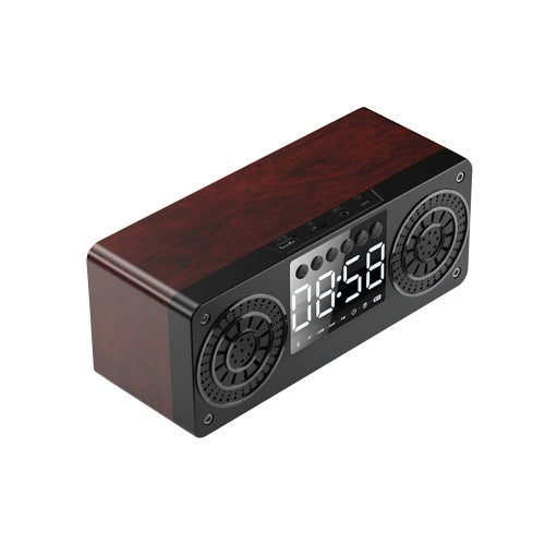 A10 Portable Bluetooth 5.0 Speaker Alarm Clock Radio Wireless Speakers Support TF Card U Disk AUX IN FM Radio for Smart Phone Tablet PC