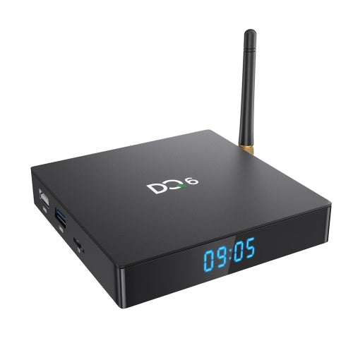 DQ6 Android 10.0 Smart TV Box RK3318 Quad Core 64 Bit UHD 4K Media Player