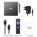 DQ6 Android 10.0 Smart TV Box RK3318 Quad Core 64 Bit UHD 4K Media Player