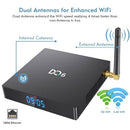 DQ6 Android 10.0 Smart TV Box RK3318 Quad Core 64 Bit UHD 4K Media Player