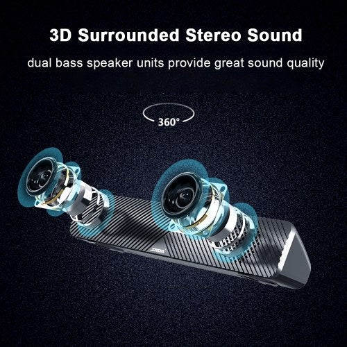 SADA V-108 Speaker Bar Computer Speakers Stereo HiFi Sound Wired Computer Sound Bar Rich Bass USB Powered Soundbar Speaker for PC TV Smart Phone Tablets Desktop Laptop