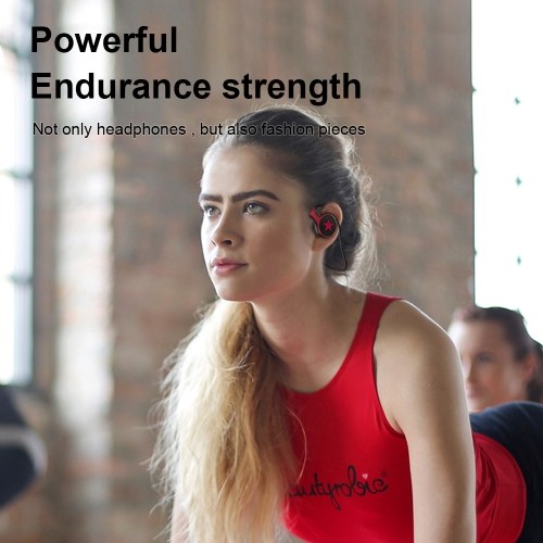 A-23 Wireless Sweat Proof Headphones Bluetooth 5.0 Music Earphone Sports Running Headset USB Charging HD Call with Noise Reduction Microphone for Driving Cycling Running Gym