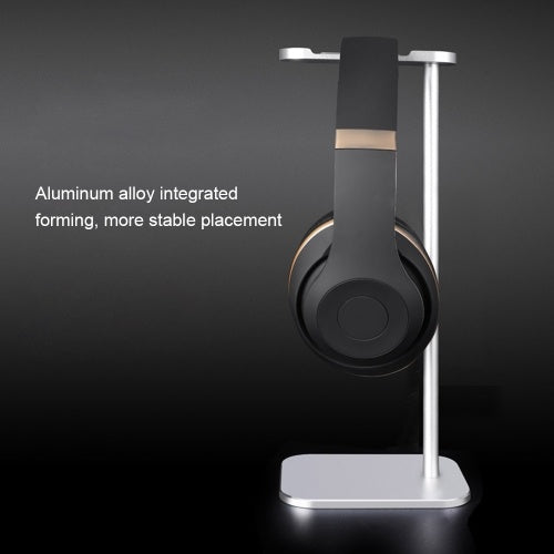 Portable Headphone Desktop Stand Aluminum Alloy Tablet Stand Desktop Holder Cradle Holder Stand Durable Non-slip Earphones Display Holder Accessories