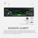 Car Stereo Radio MP3 Player FM USB AUX BT Auto Multimedia Player LED Display Car Audio Receiver with Colorful Light