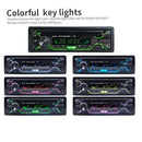 Car Stereo Radio MP3 Player FM USB AUX BT Auto Multimedia Player LED Display Car Audio Receiver with Colorful Light