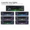 Car Stereo Radio MP3 Player FM USB AUX BT Auto Multimedia Player LED Display Car Audio Receiver with Colorful Light