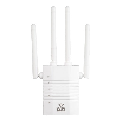 WD-R1205U 1200Mbps WiFi Booster Wireless Repeater Dual Band Wifi Repeater Four Antennas 2.4GHz 5GHz 1200M WiFi Internet Signal Amplifier