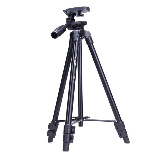 VCT-168 Yunteng Portable Aluminum Alloy Tripod - Black