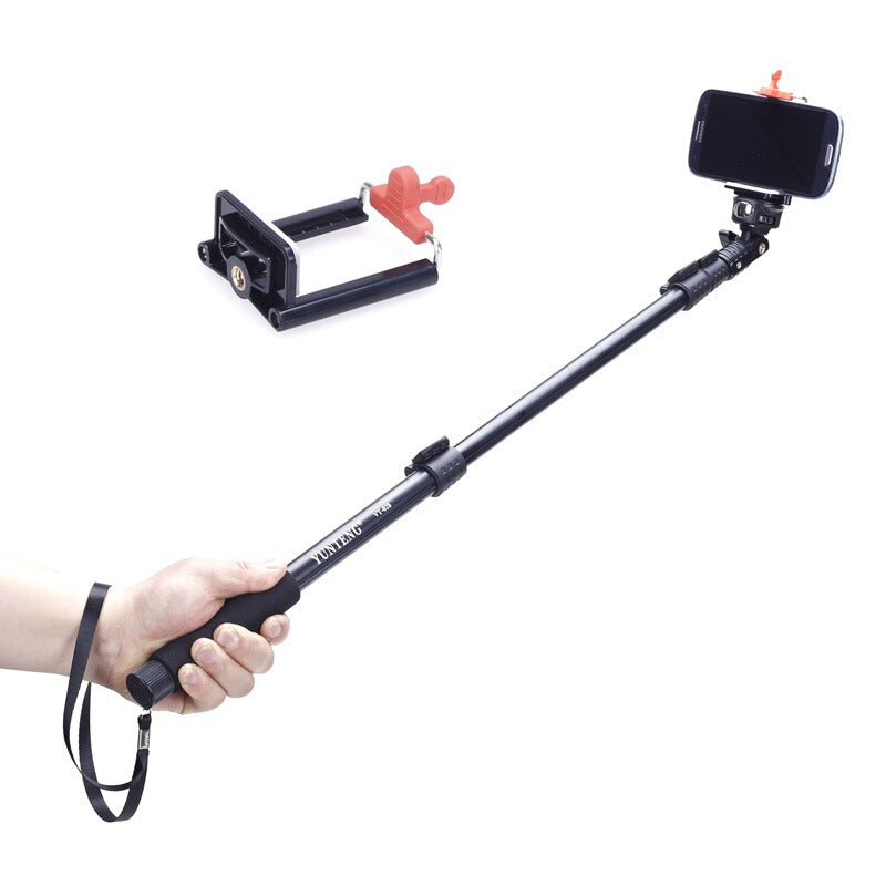 VT-028 Yunteng Portable Aluminum Alloy Monopod - Black