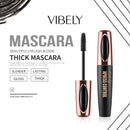 Vibely 4D Silk Waterproof Thick Mascara  - Black  Buy one and give one away