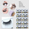 Anself 10 Pairs Fake Eyelashes with False Lashes Applicator Long Thick Curly Lashes Makeup Lashes Strip for Eye Makeup