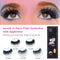 Anself 10 Pairs Fake Eyelashes with False Lashes Applicator Long Thick Curly Lashes Makeup Lashes Strip for Eye Makeup