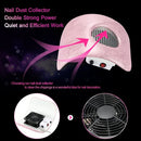 110V Nail Dust Suction Collector Fingernail Dirt Collection Machine Cleaning Tool for Nail Art Salon US Plug Small