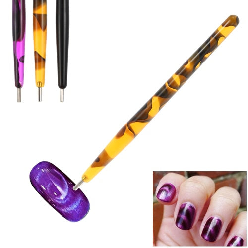 1pc Nail Art Magic 3D Painting Dotting Magnetic Magnet Pen