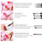 Professional 10Pcs Nail Art Design Polish Brush Pen Set Nylon UV Gel Painting Tool Nail Print Brush Decoration Kit