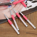 Abody Nail Art Painting Brush 5mm Crystal Acrylic Nail Art UV Gel Painting Line Brush Nylon Hair Pen Manicure Nail Liner Tool