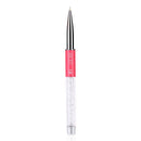 Abody Nail Art Painting Brush 5mm Crystal Acrylic Nail Art UV Gel Painting Line Brush Nylon Hair Pen Manicure Nail Liner Tool