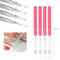 Abody Nail Art Painting Brush 5mm Crystal Acrylic Nail Art UV Gel Painting Line Brush Nylon Hair Pen Manicure Nail Liner Tool