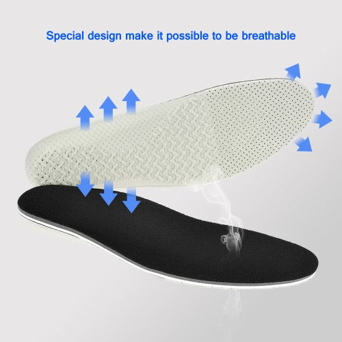 Anself 2.3cm Height Shoes Cushion Insert Orthopedic Insole Sole Pad for Arch Support Flat Foot Health Solid Height Increase Memory Foam