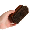 Men's Beard Brush Natural Horse Hair Mustache Shaving Brush Facial Hair Brush Wooden Handle