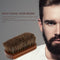 Men's Beard Brush Natural Horse Hair Mustache Shaving Brush Facial Hair Brush Wooden Handle